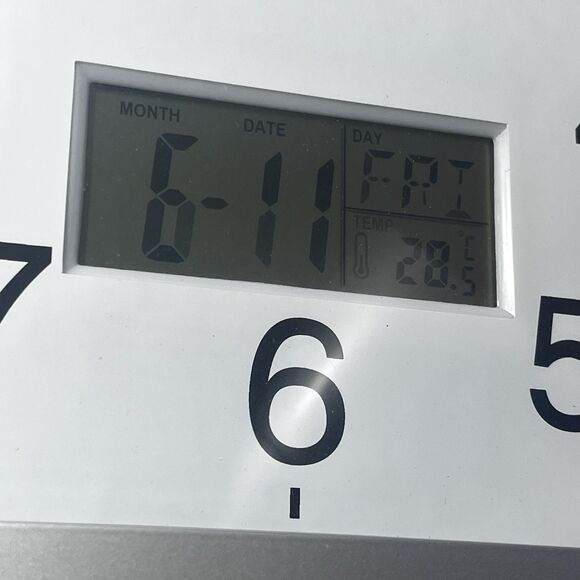 Pravachol Sodium Pharmacist Wall Clock RX Pharmaceutical Date Day Temperature - Picture 6 of 12